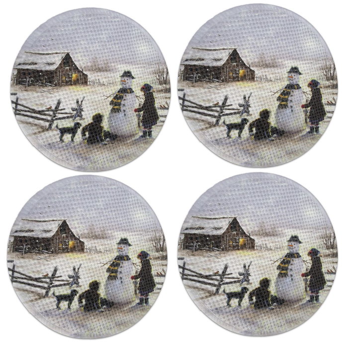 Hermia Set de 4 Salvamanteles Individuales Multicolor Hermia Set de 4 Salvamanteles Individuales Multicolor